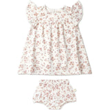 Organic Short Sleeve Flutter Dress