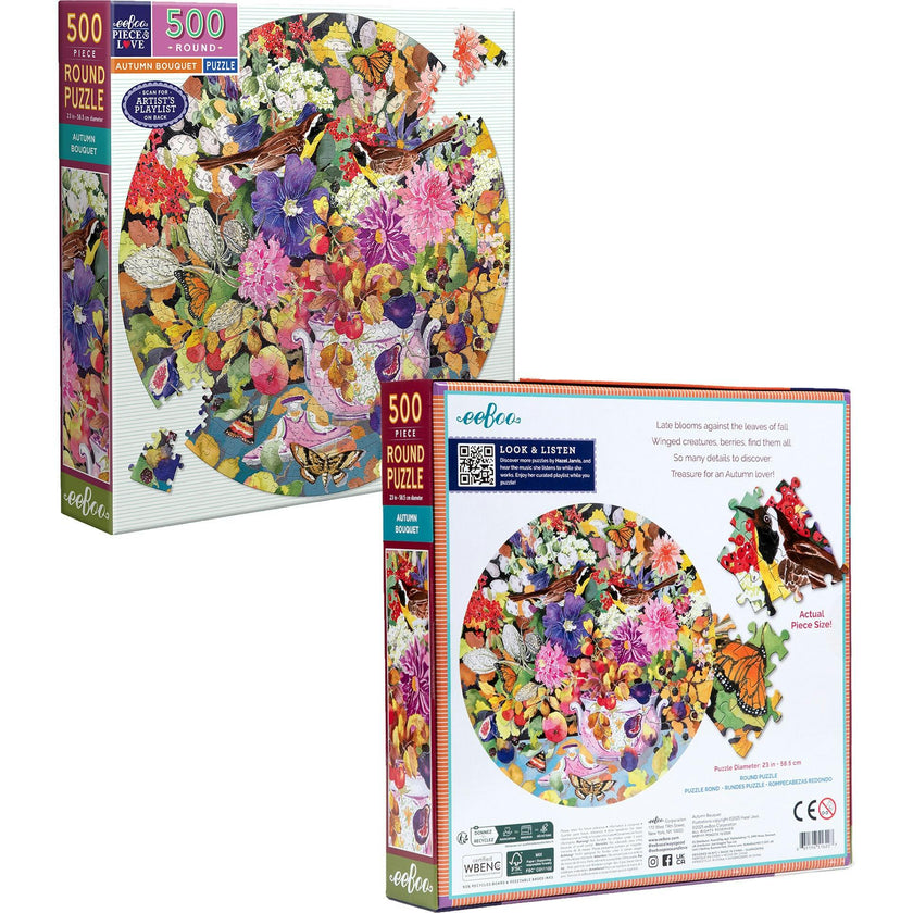 Piece&Love: Autumn Bouquet - 500 pc Puzzle