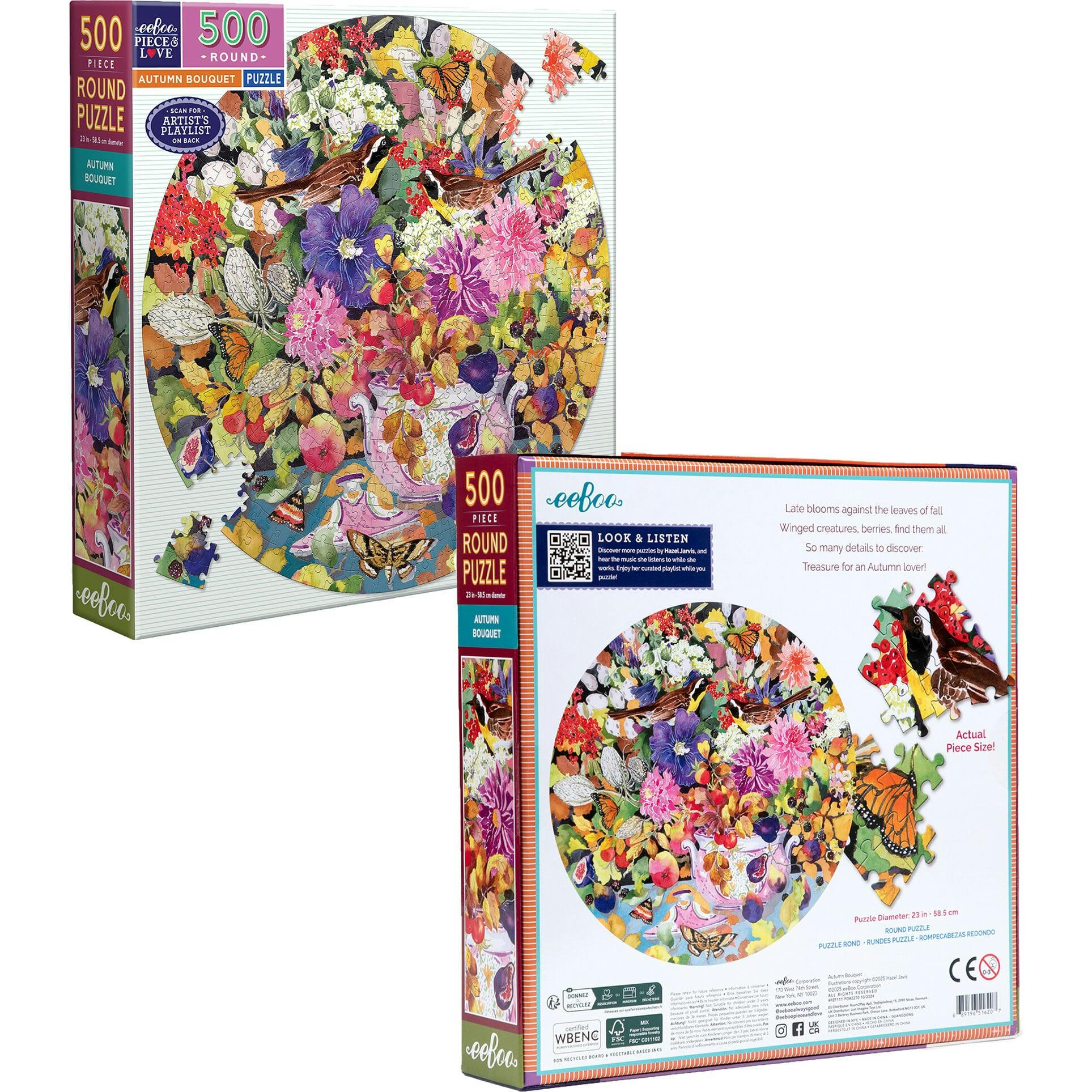 Piece&Love: Autumn Bouquet - 500 pc Puzzle
