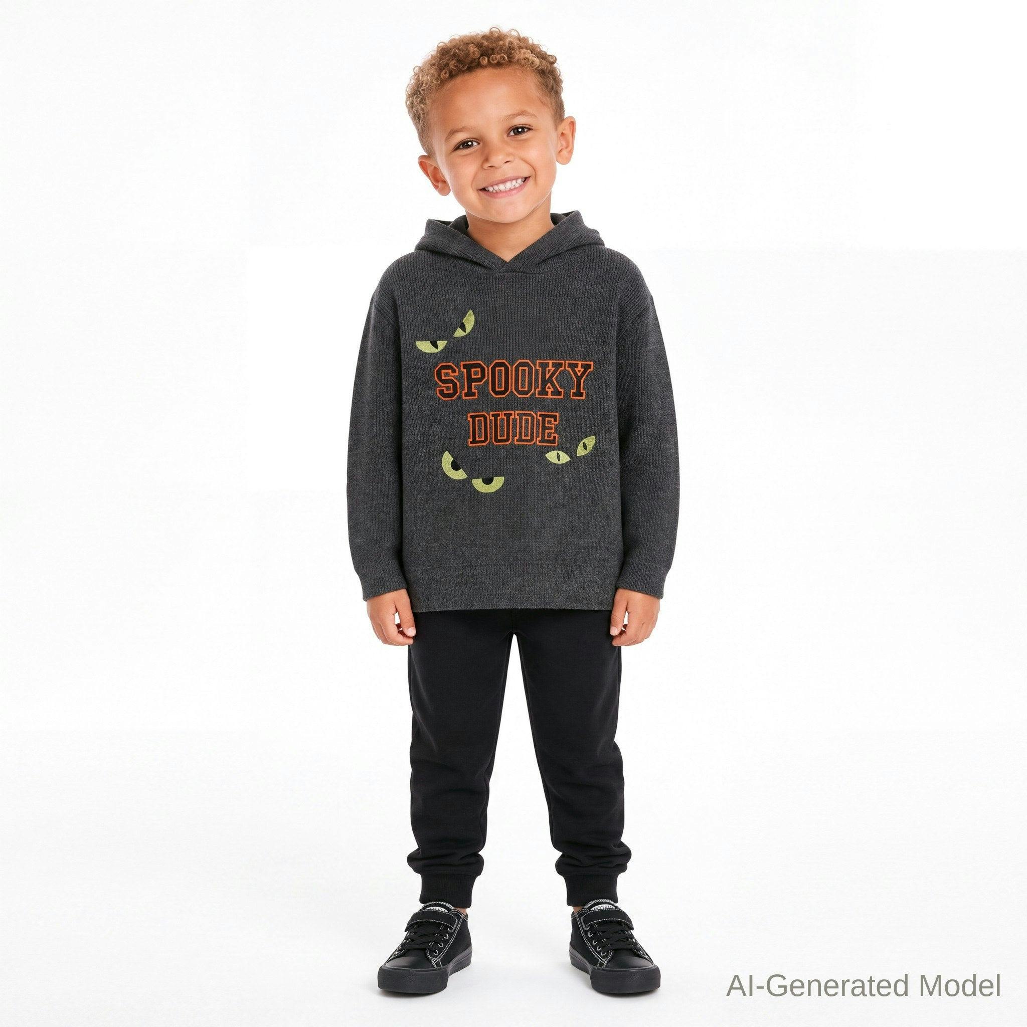 Boys Hooded Sweater | Spooky Dude