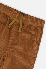 Baby Stretch Corduroy Pants with Cargo Pocket Brown Sugar