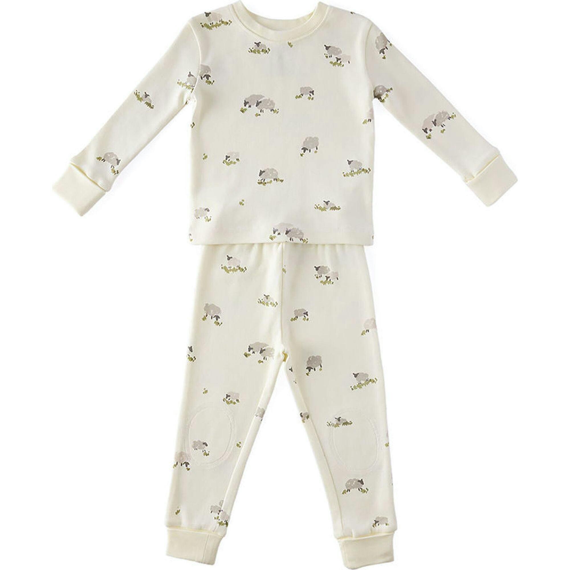 Ribbed Toddler Pajama - Baa Baa