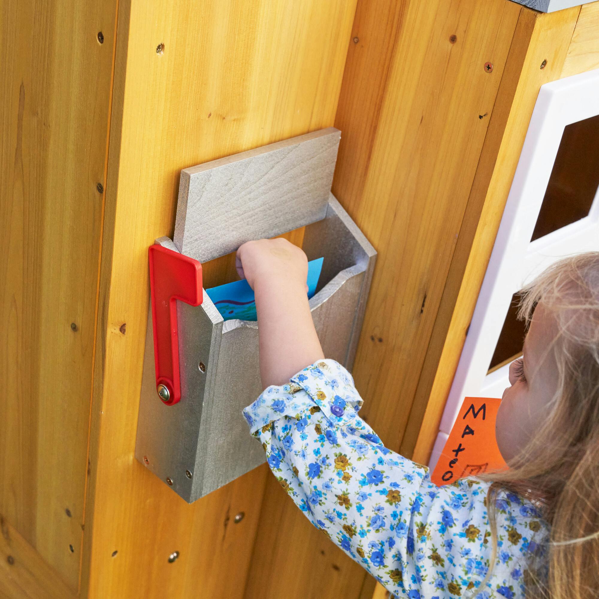 Modern Outdoor Wooden Playhouse
