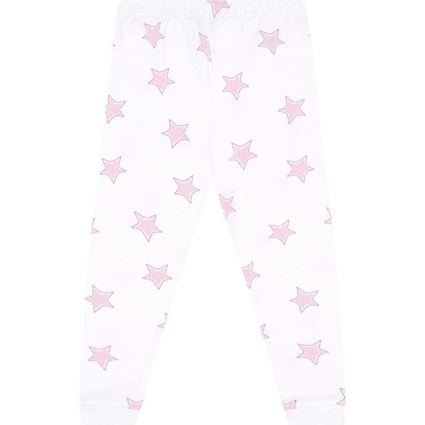 Pink Stars Print Pajama