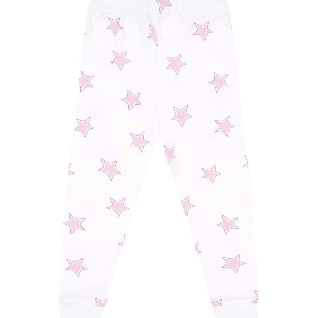 Pink Stars Print Pajama