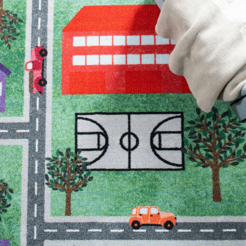 Kids Playhouse Avalon Rug, Green