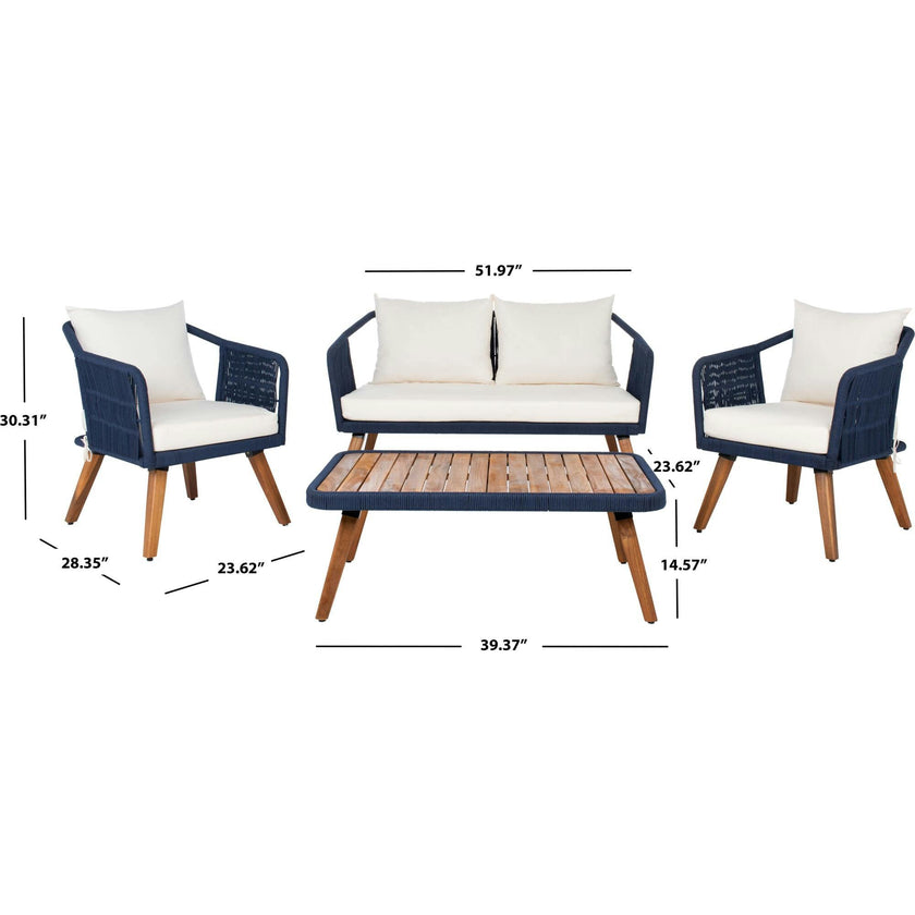 Raldin Rope 4-Piece Outdoor Living Set