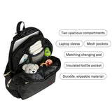STATE x Magnetic Me Lorimer Diaper Bag, Leopard Hearts