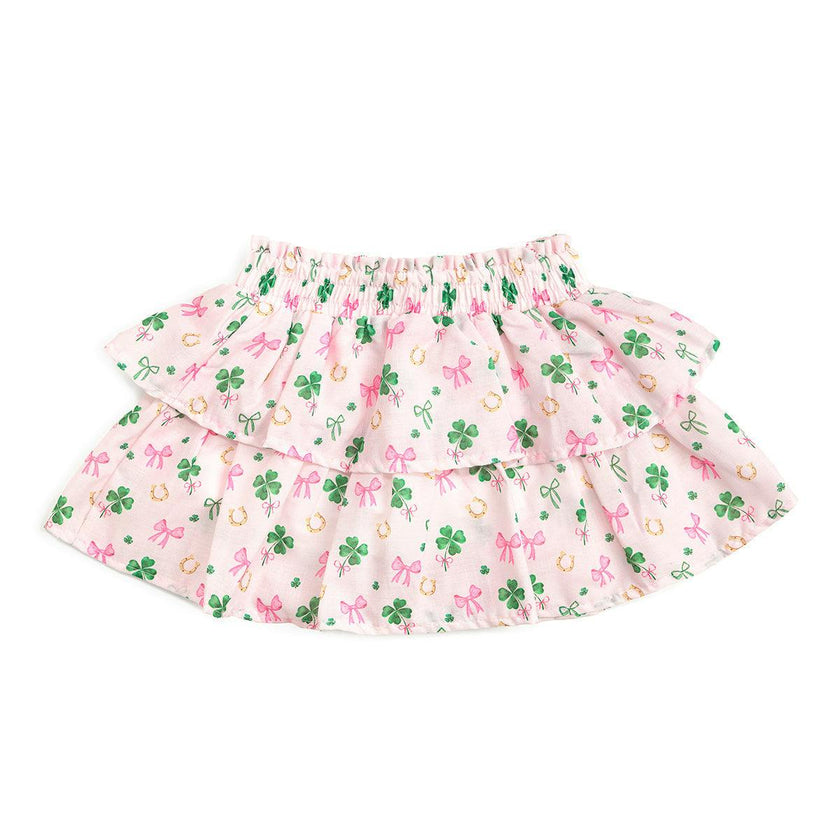 Ditsy Shamrock St. Patrick's Day Skort