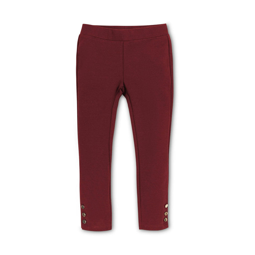 Button Cuff Ponte Pant
