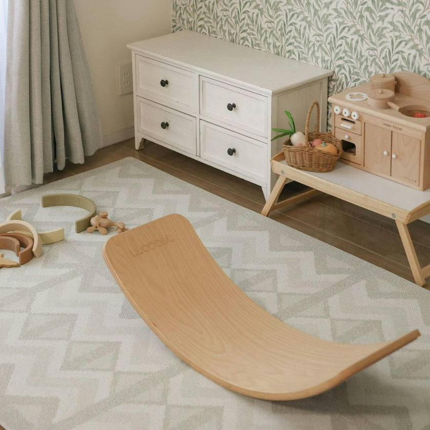 Kilim - Feather Gray - Play Mat, Prints