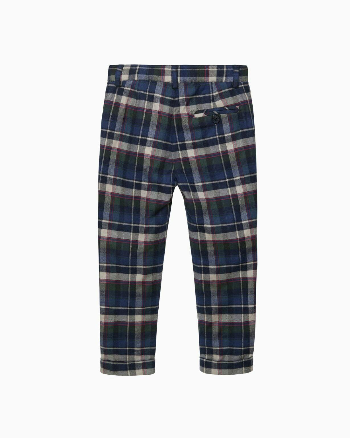 Donald Pants in Multi Plaid