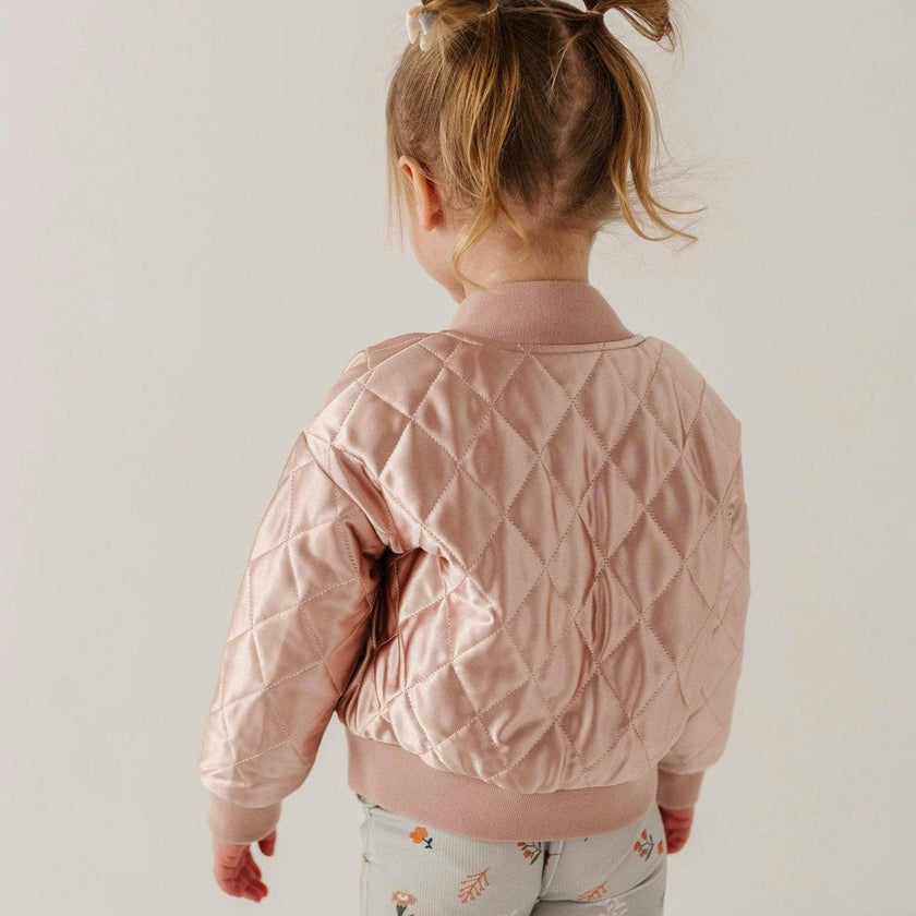 Girls Bomber Jacket in Desert