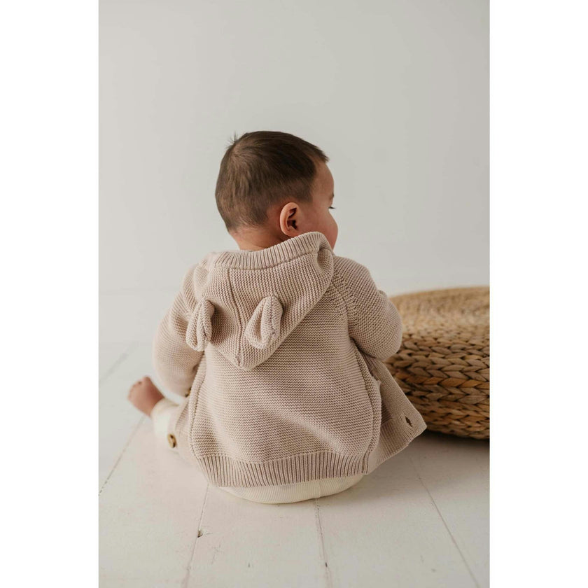 Baby Girl Knit Hoodie