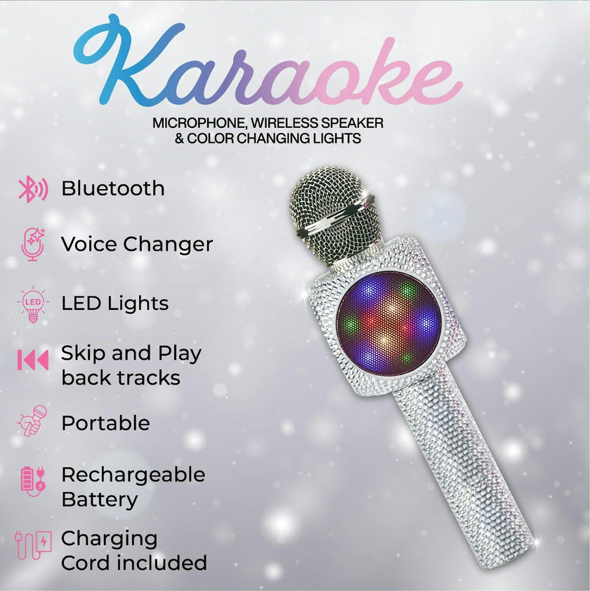 Sing-along Bling Bluetooth Karaoke Microphone