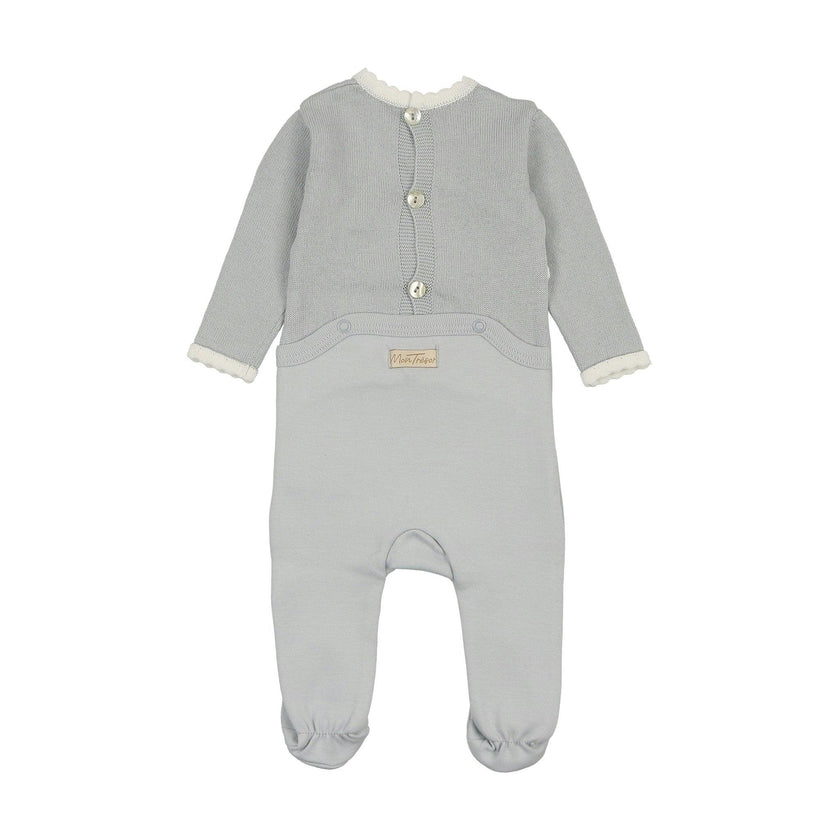 Classic Wrap Layette Set Blue Dawn
