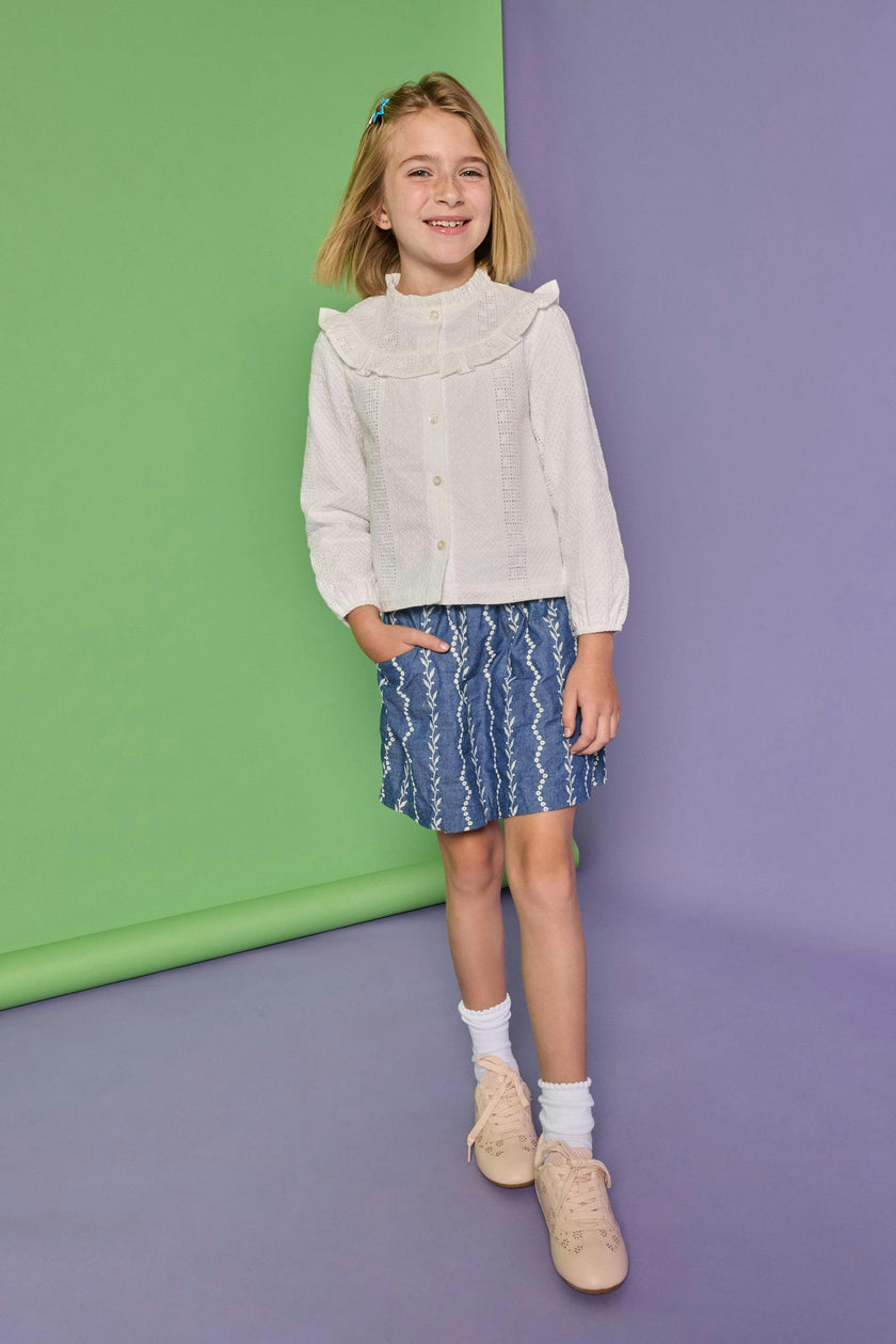 Cintra Top - White Eyelet