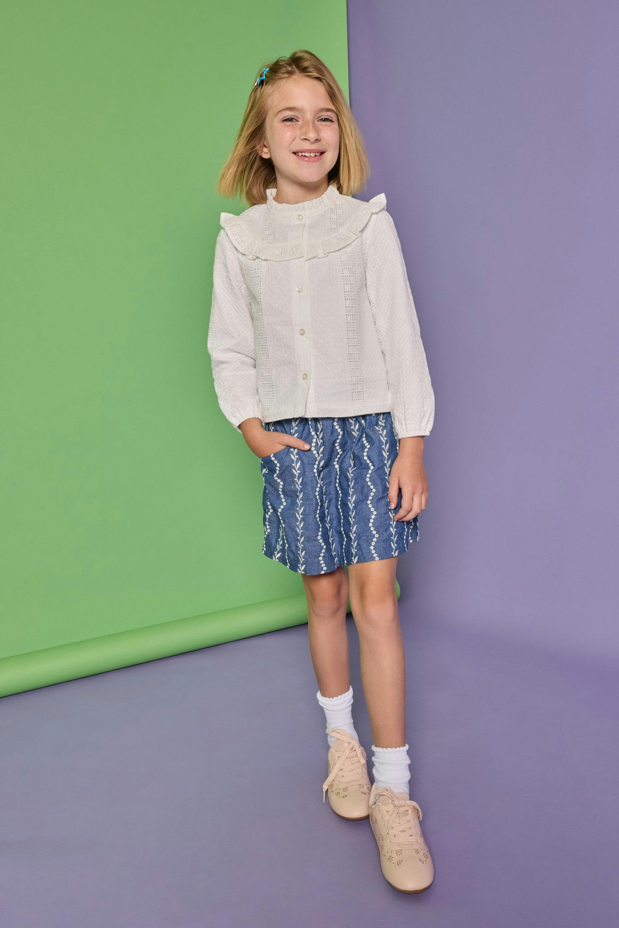 Cintra Top - White Eyelet