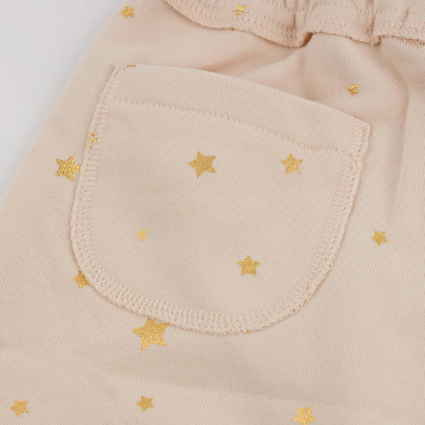 Mini Stars Gold Foil Brooklyn Jogger