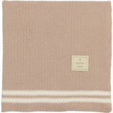 Duo Stripe Chunky-Knit Blanket