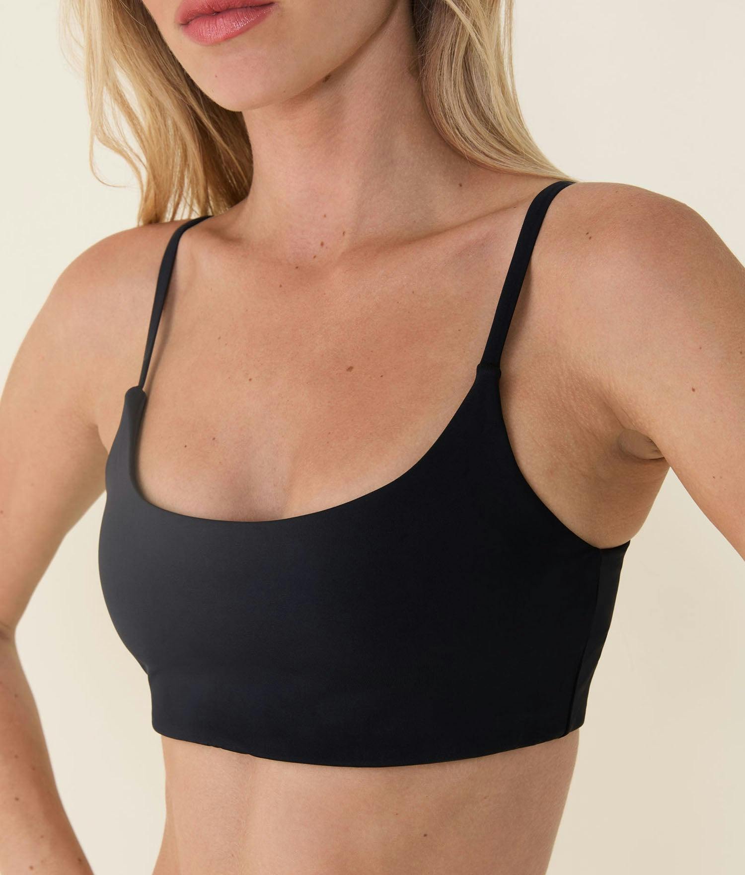 The Maui Bikini Top - Eco Nylon - Black