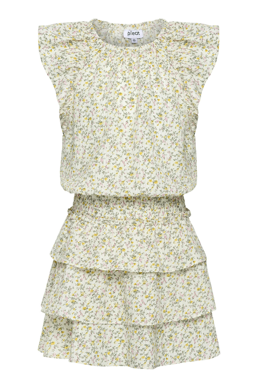 Tepper Dress Cream Ditsy