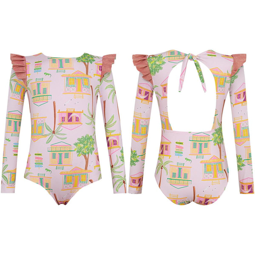 CASITAS ISLEÑAS ROSADO - WINGS LONGSLEEVE