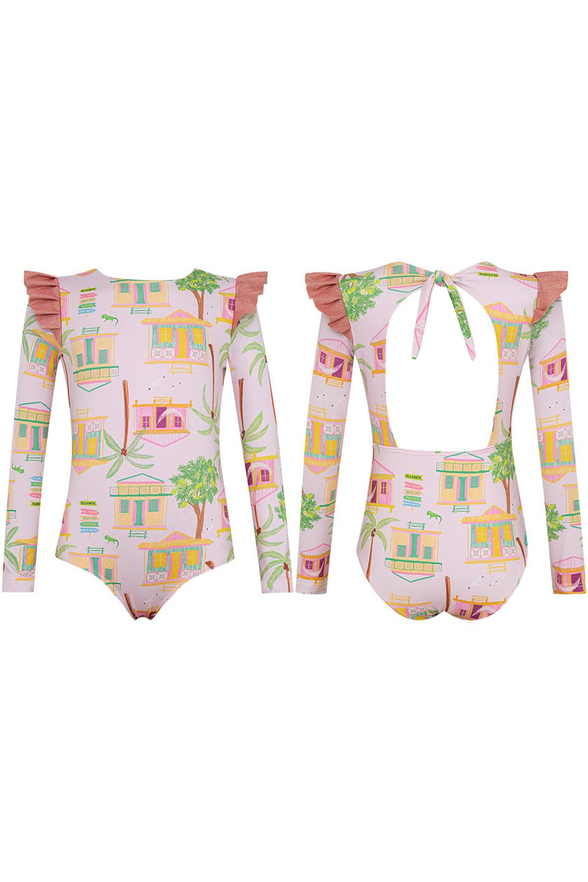 CASITAS ISLEÑAS ROSADO - WINGS LONGSLEEVE