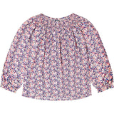 Georgina Girls Smocked Top Mini, Pink