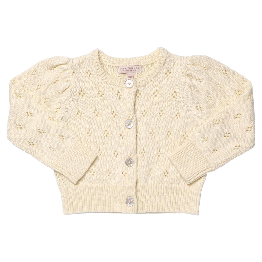 Girls Connie Sweater - Ivory