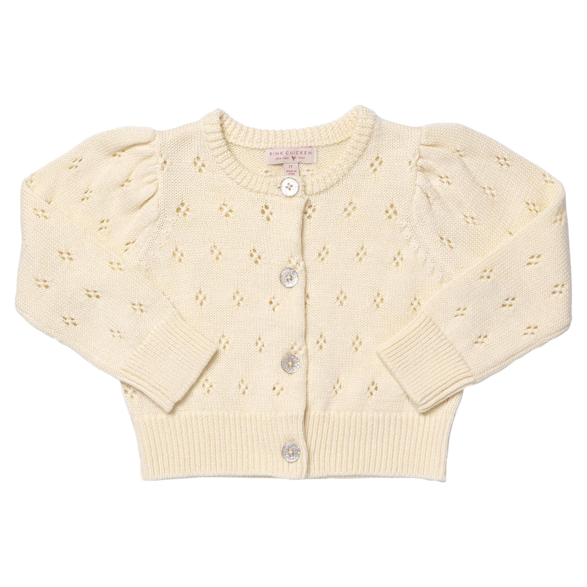 Girls Connie Sweater - Ivory