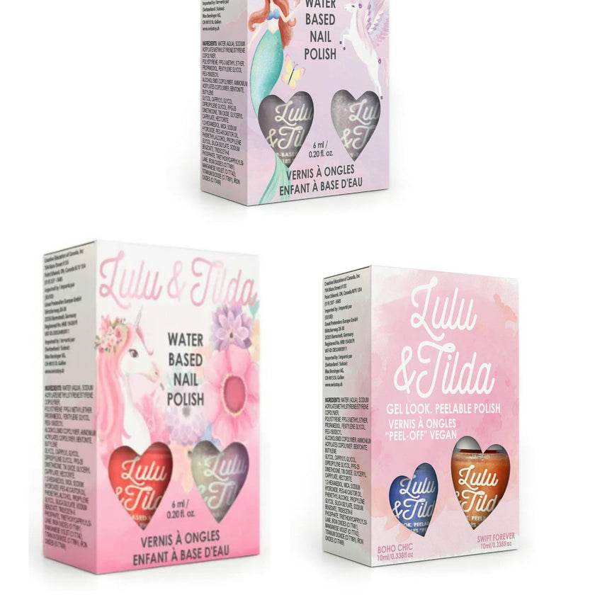Over the Rainbow Peelable and Washable Nail Polish 6pc Bundle
