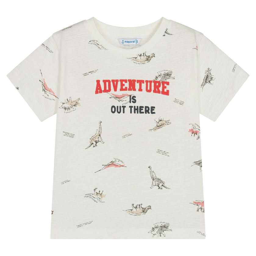 Off White Adventure Graphic T-Shirt
