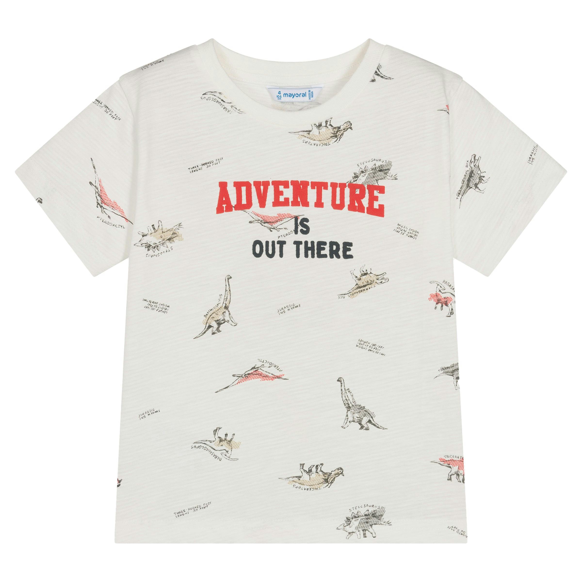 Off White Adventure Graphic T-Shirt