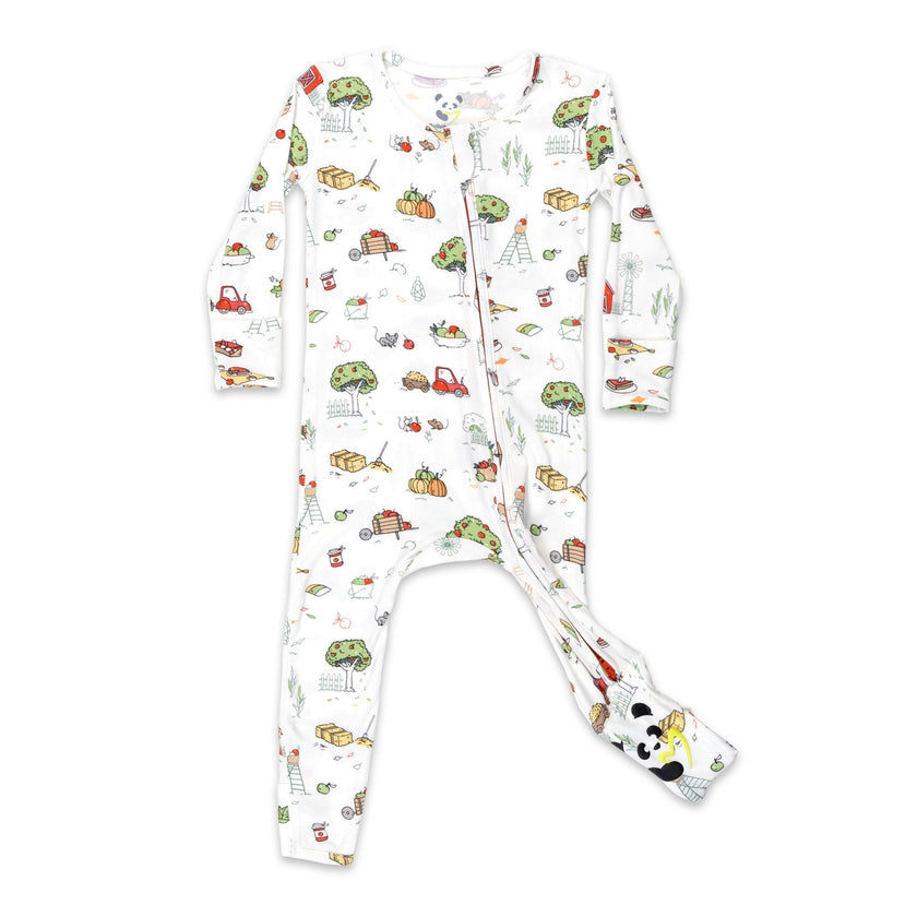Farm Vibes Bamboo Convertible Footie