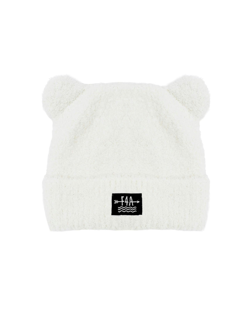 Wilde Plush Beanie - Ivory Plush