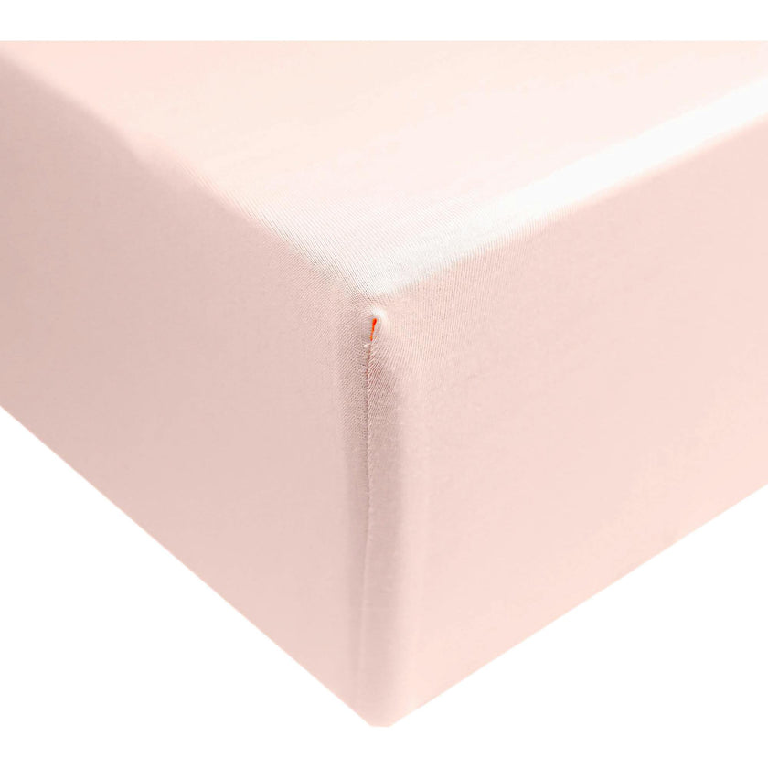 Blush Premium Fitted Crib Sheet