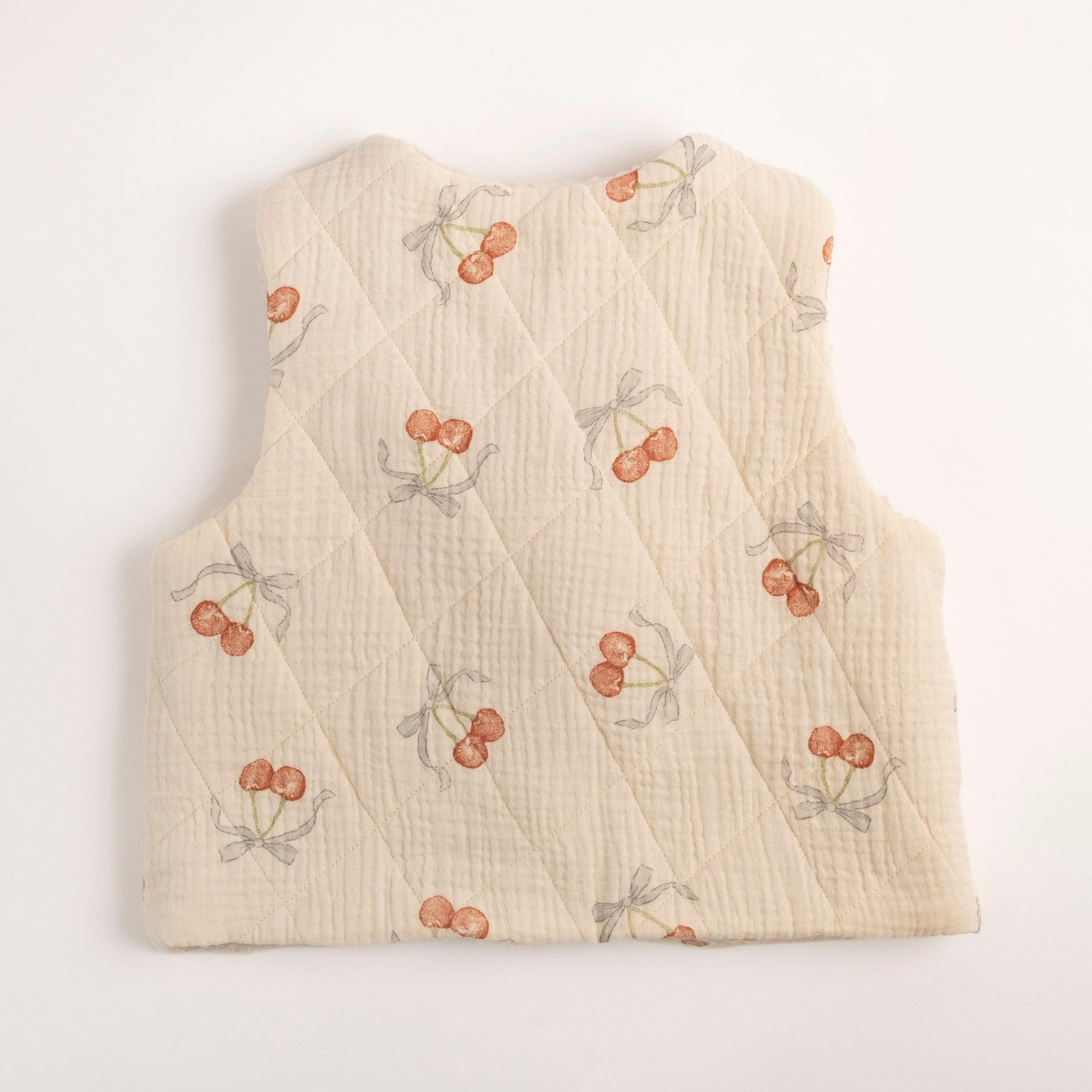 Quilted Vest in Winter Chérie