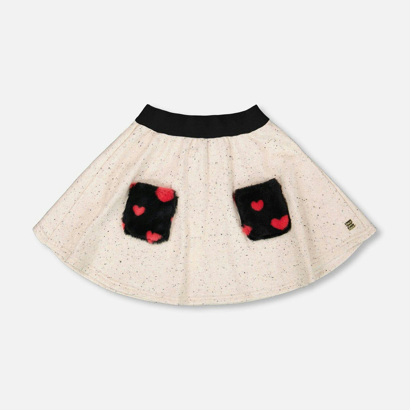 Glittering French Terry Skirt