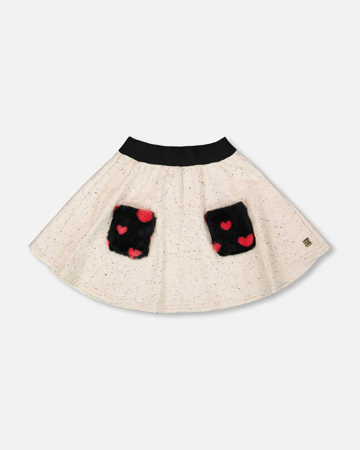 Glittering French Terry Skirt