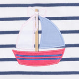 Bubbly Sailboat - Sweatshirt Bubble  Sailboat with Bow