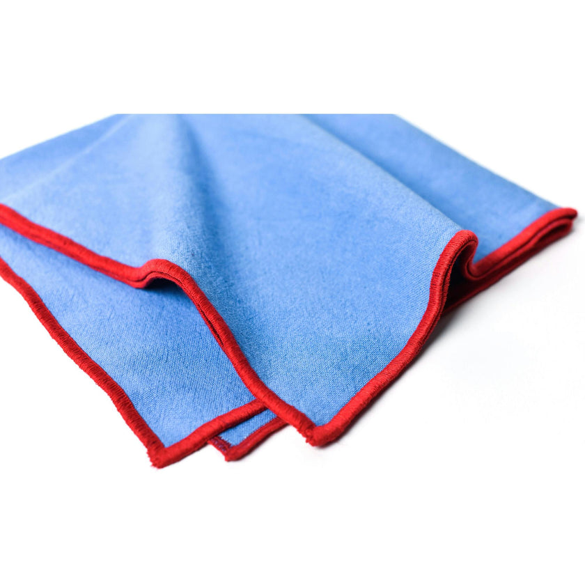 Color Block French Blue and Red Napkin