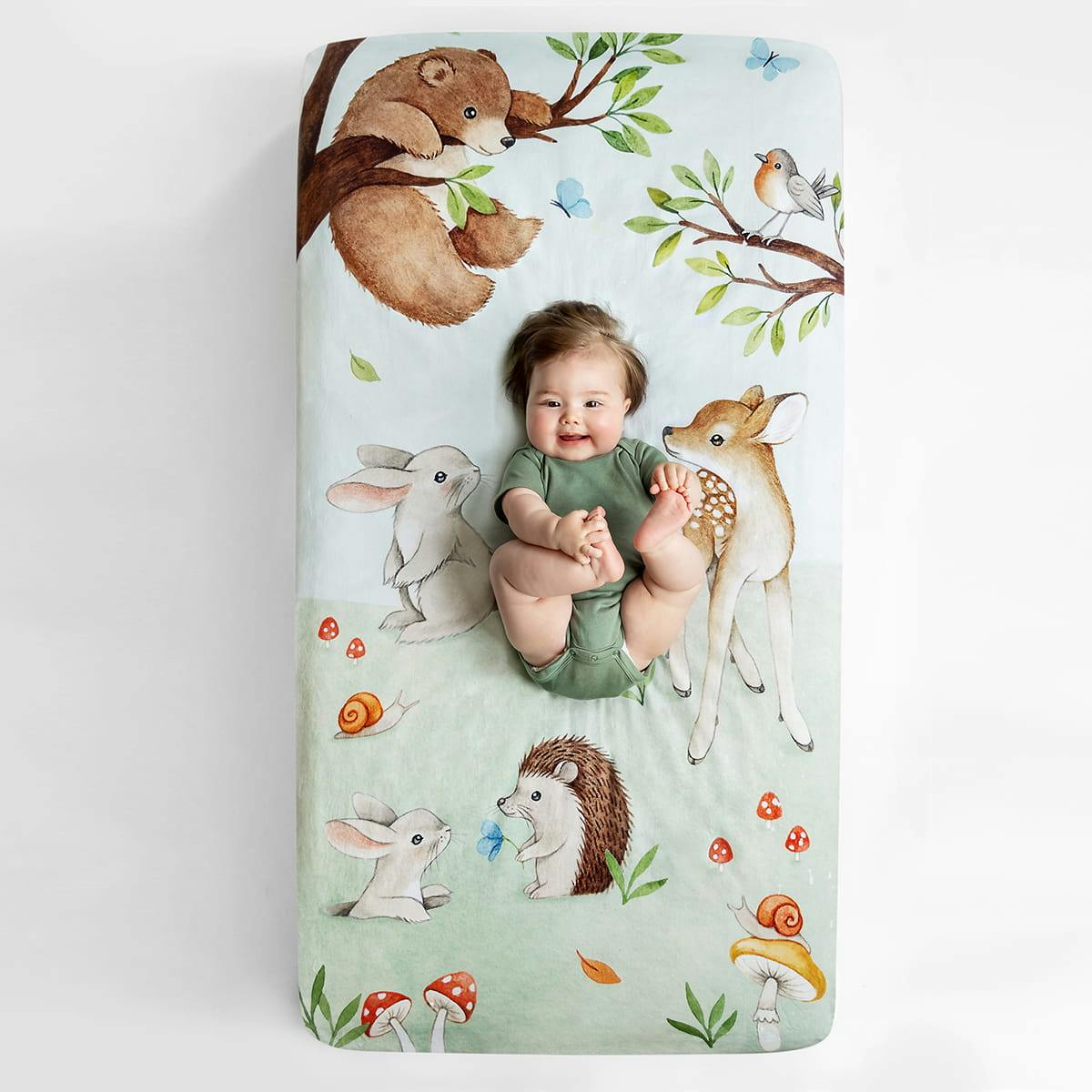 Enchanted Forest Standard Crib Sheet