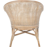 Dustin Rattan Accent Chair with Cushion