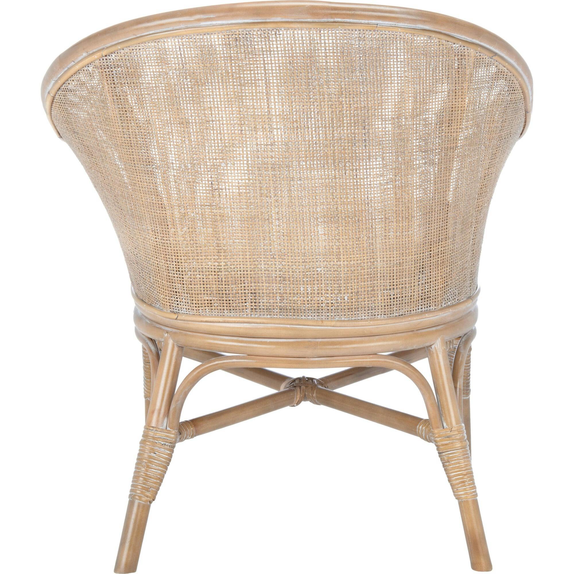 Dustin Rattan Accent Chair with Cushion