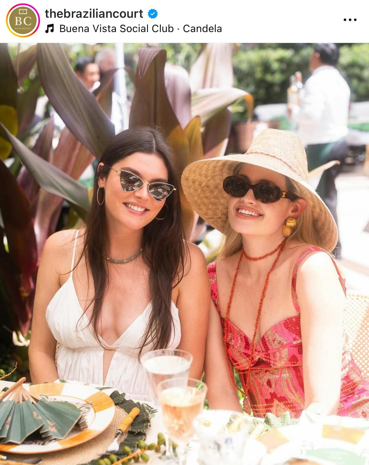 Begonia Sun Hat - Long Coral Grosgrain Ribbon
