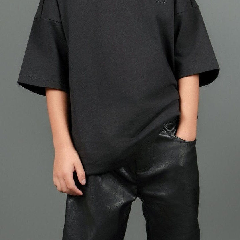 Relaxed Organic Cotton T-Shirt With SOW Embroidery
