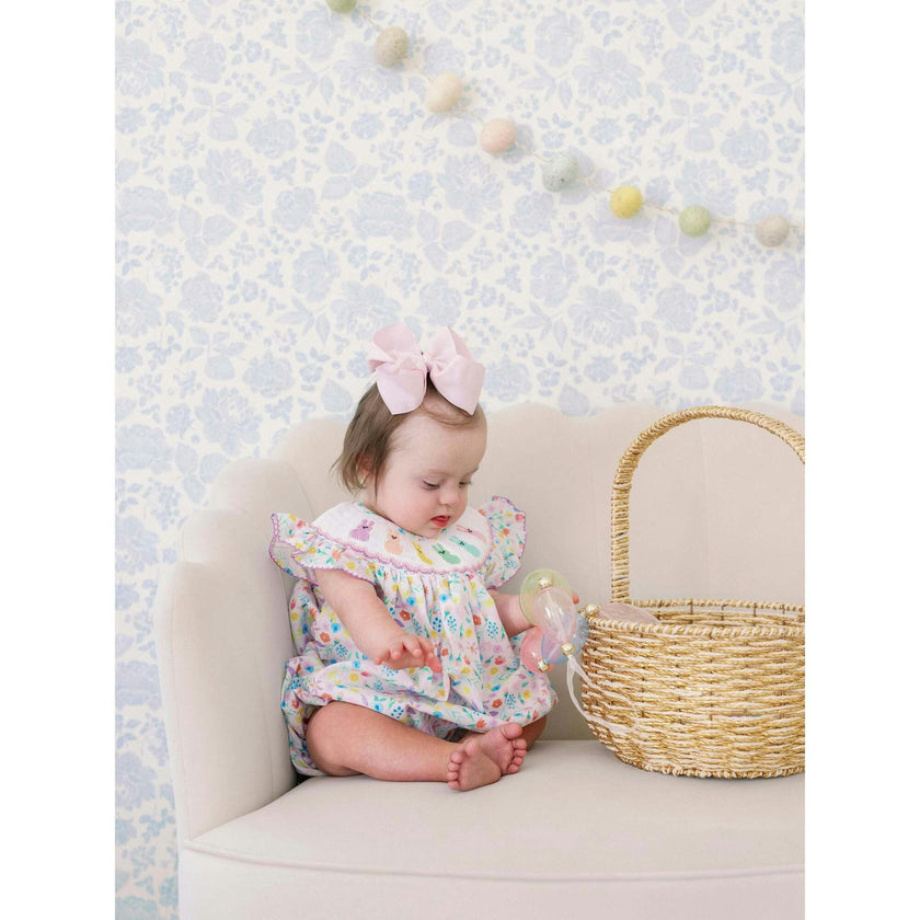 Serenity Bunny Smocked Bubble