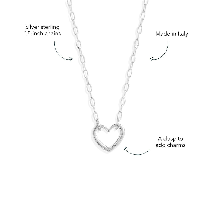 Liam Heart Clasp Necklace