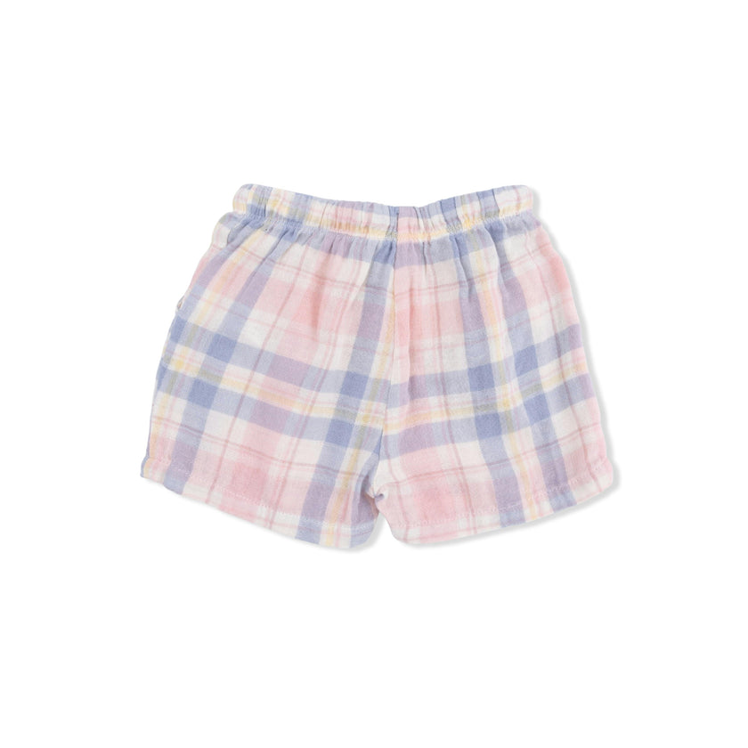 Dusty Plaid - Polo with Casual Short